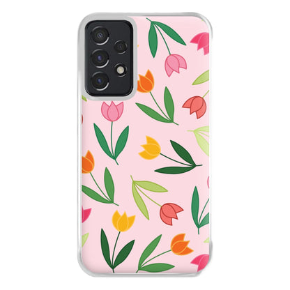 Tulips - Spring Patterns Phone Case for Galaxy A52 / A52s