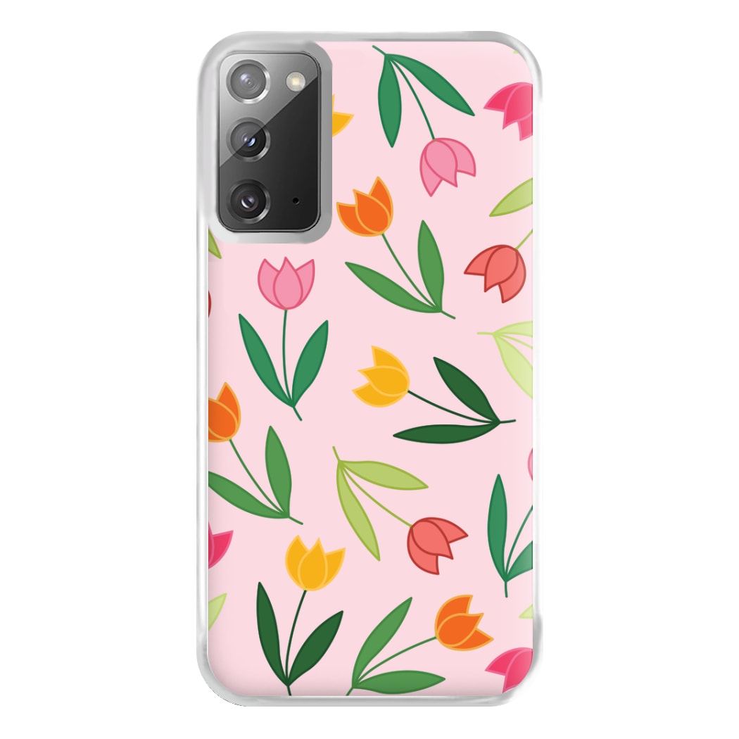 Tulips - Spring Patterns Phone Case for Galaxy Note 20 Ultra