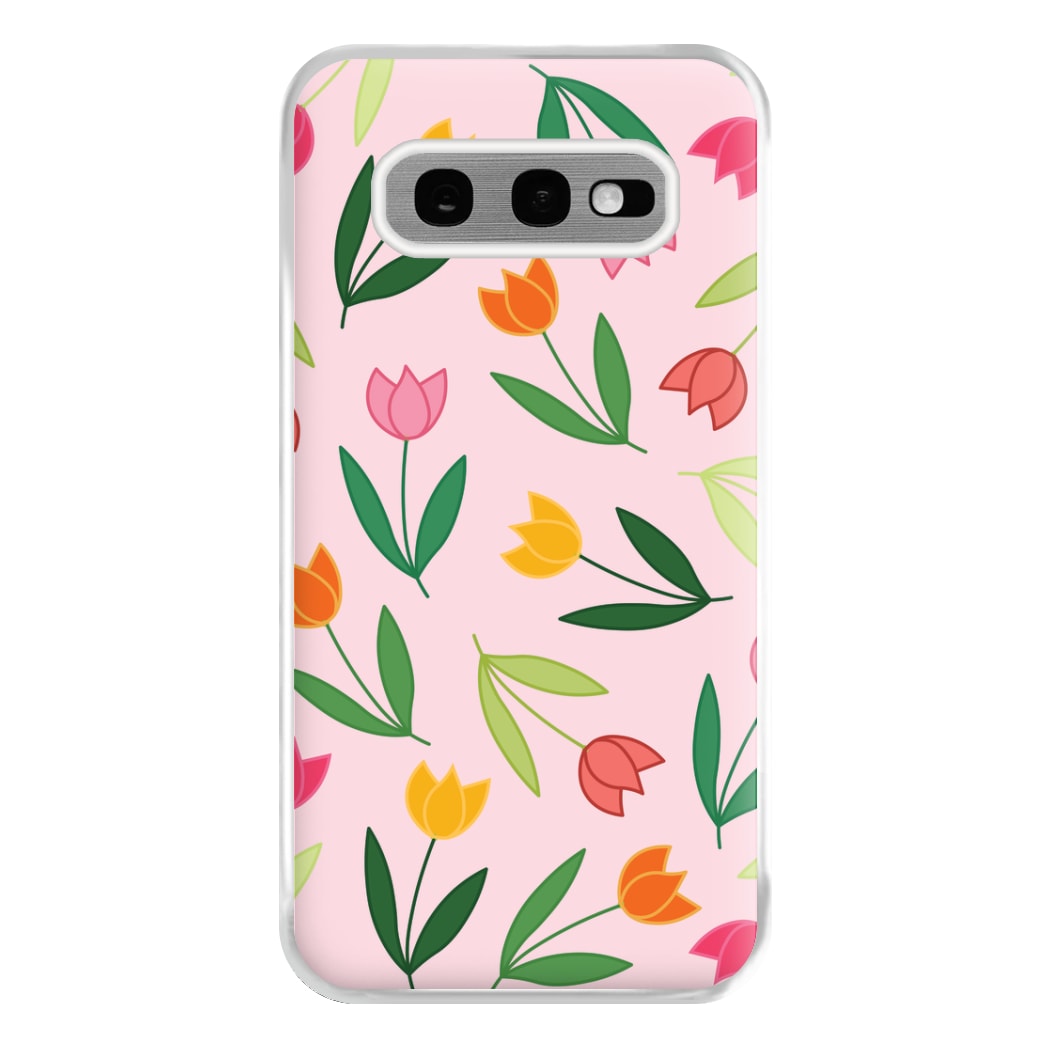 Tulips - Spring Patterns Phone Case for Galaxy S10e