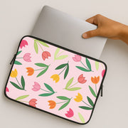 Tulips - Spring Patterns Laptop Sleeve 2