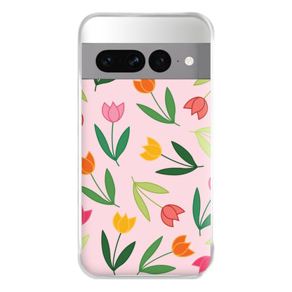 Tulips - Spring Patterns Phone Case for Google Pixel 7 Pro