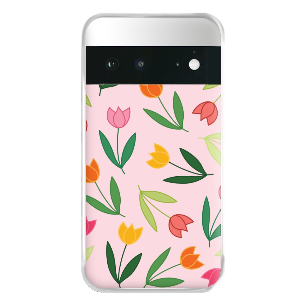 Tulips - Spring Patterns Phone Case for Google Pixel 6a