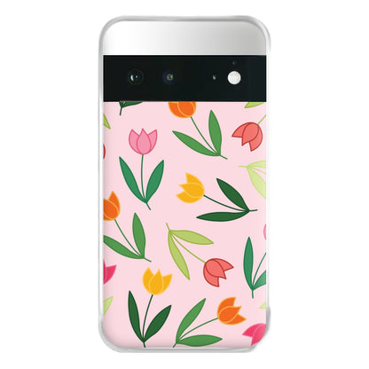 Tulips - Spring Patterns Phone Case for Google Pixel 6a