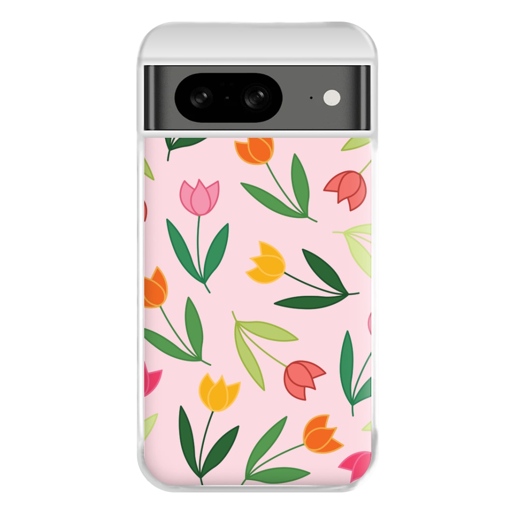 Tulips - Spring Patterns Phone Case for Google Pixel 8