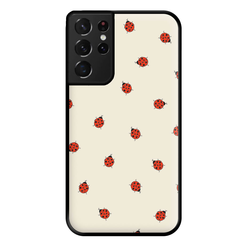 Ladybirds - Spring Patterns Phone Case for Galaxy S21 Ultra