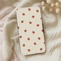 Ladybirds - Spring Patterns Wallet Phone Case
