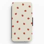 Ladybirds - Spring Patterns Flip / Wallet Phone Case 1