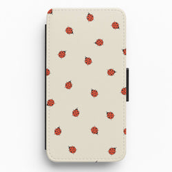 Ladybirds - Spring Patterns Flip / Wallet Phone Case