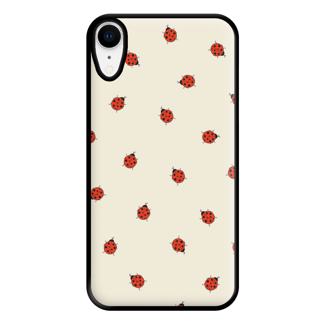 Ladybirds - Spring Patterns Phone Case for iPhone XR