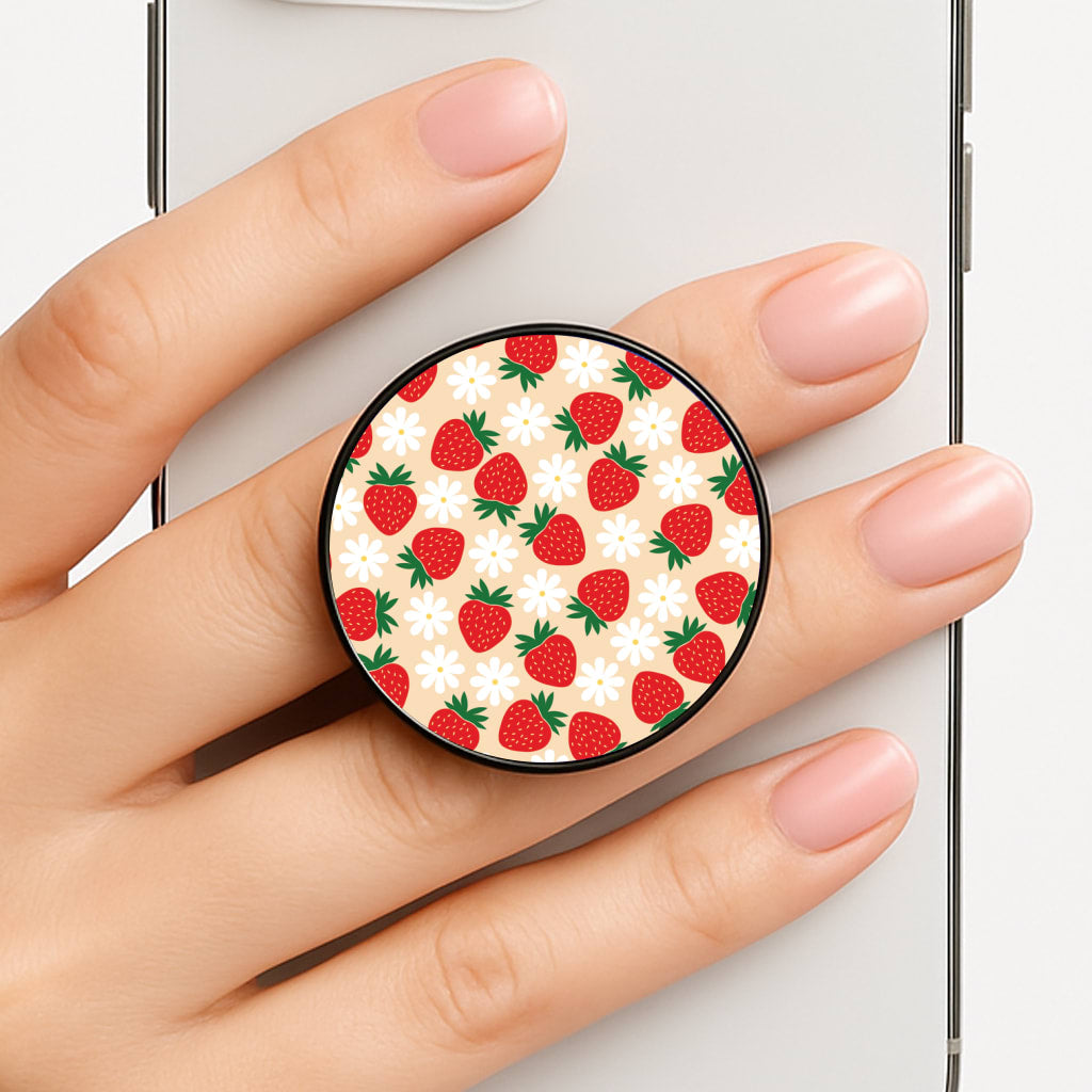 Strawberries and Flowers - Spring Patterns FunGrip