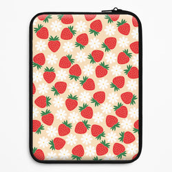 Strawberries and Flowers - Spring Patterns Universal Laptop Sleeve