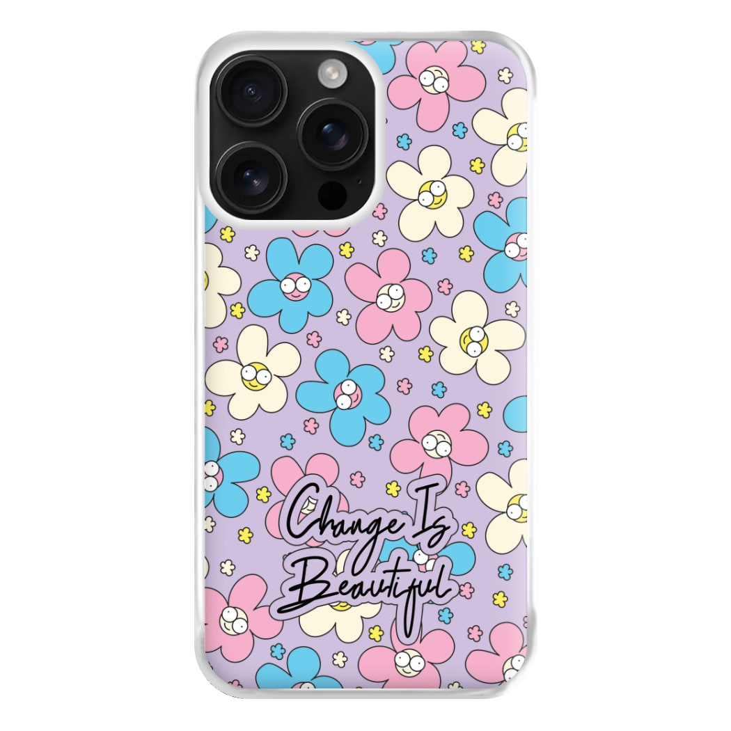 Happy Flowers Pattern Phone Case