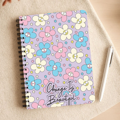 Happy Flowers Pattern Notepad