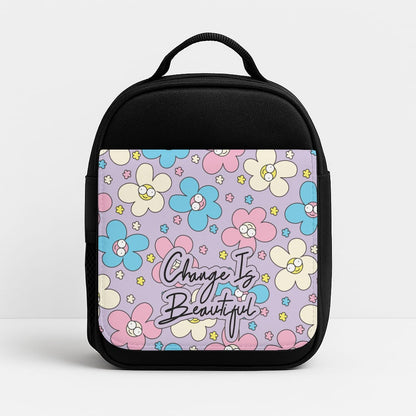 Happy Flowers Pattern Lunchbox