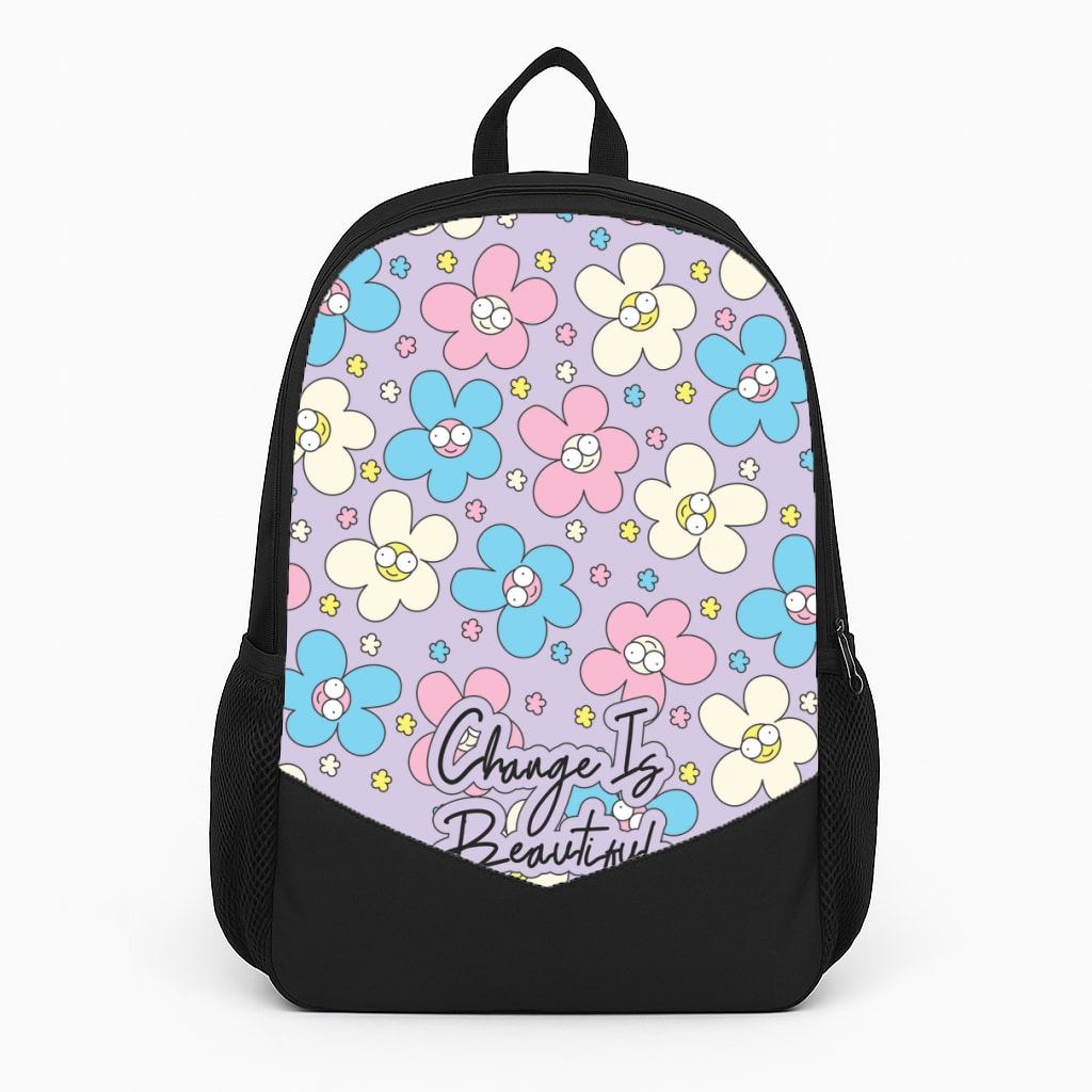 Happy Flowers Pattern Backpack