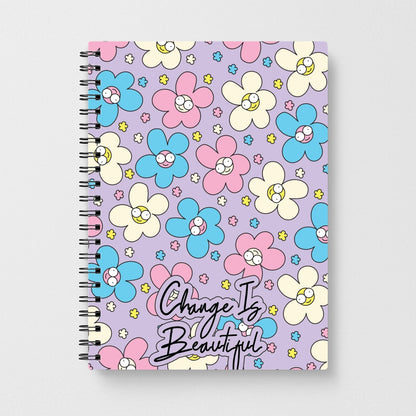 Happy Flowers Pattern Notebook