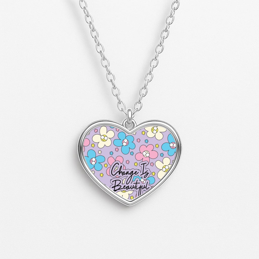 Happy Flowers Pattern Necklace