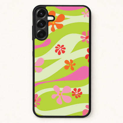 Retro Flowers Pattern Phone Case for Galaxy A37
