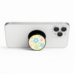 Rainbow Flowers Pattern Phone Stand