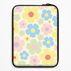 Rainbow Flowers Pattern Universal Laptop Sleeve