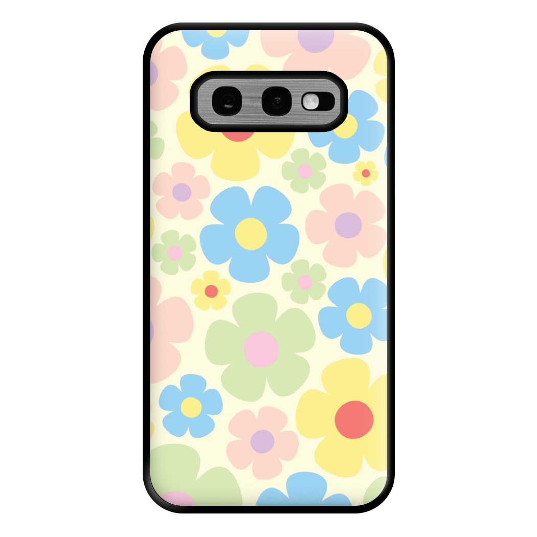 Rainbow Flowers Pattern Phone Case for Galaxy S10e