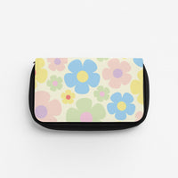 Rainbow Flowers Pattern Pencil Case