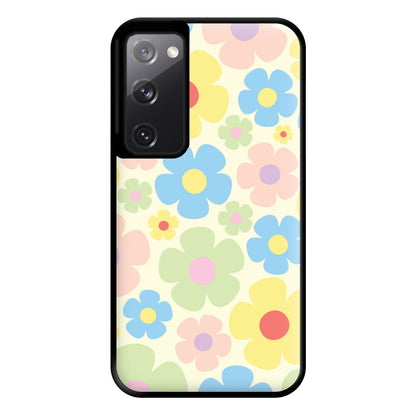 Rainbow Flowers Pattern Phone Case for Galaxy S20FE