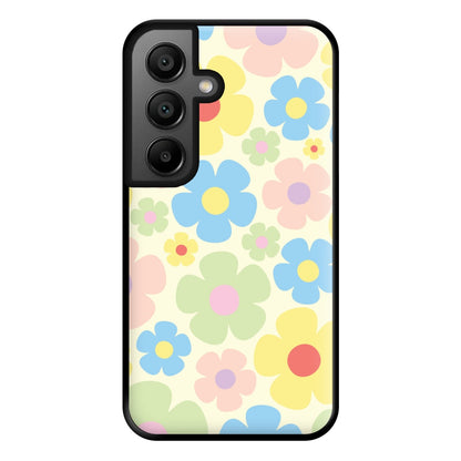 Rainbow Flowers Pattern Phone Case for Galaxy A56