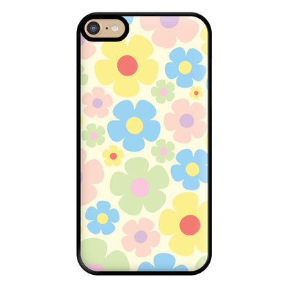 Rainbow Flowers Pattern Phone Case for iPhone 6 Plus / 7 Plus / 8 Plus