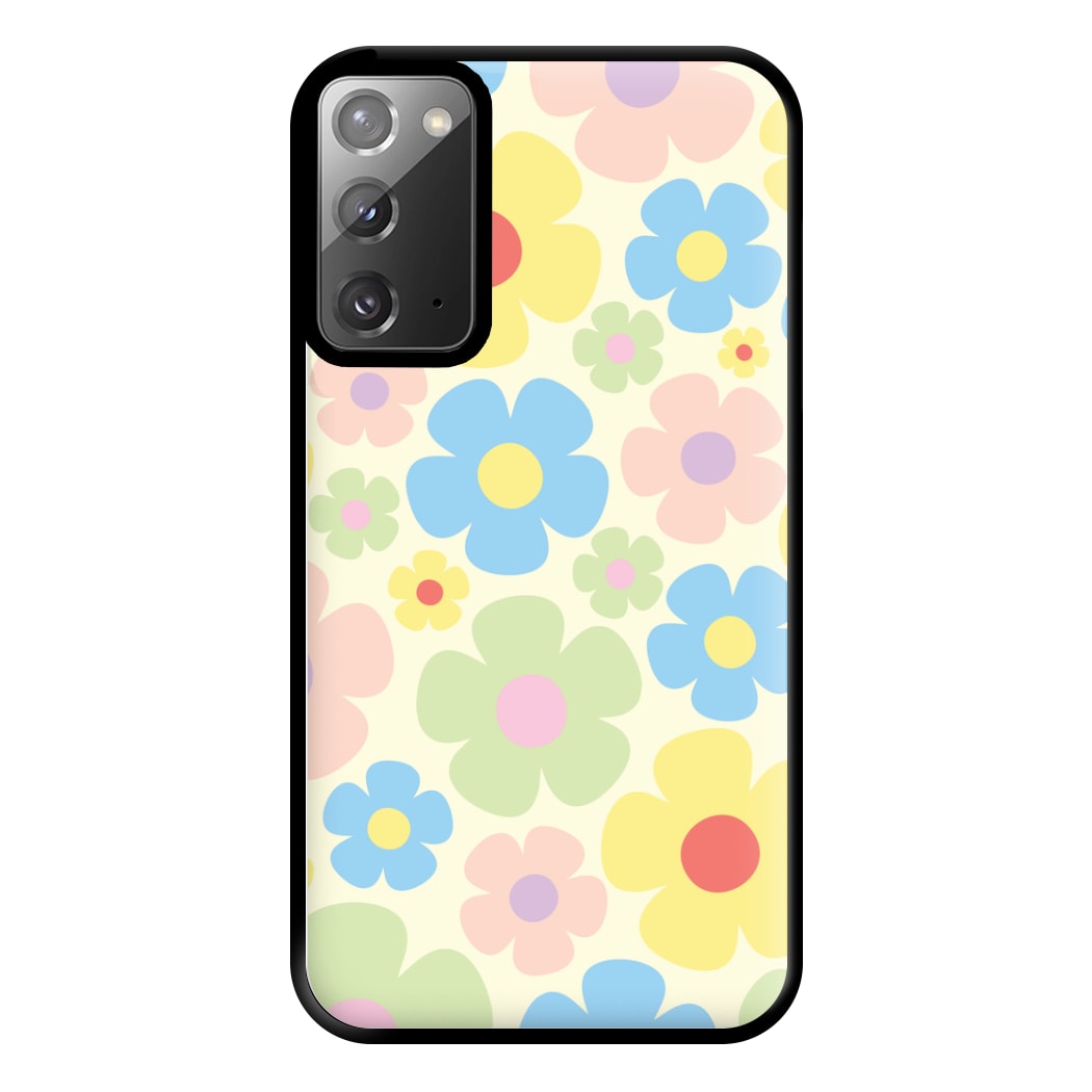 Rainbow Flowers Pattern Phone Case for Galaxy Note 20 Ultra