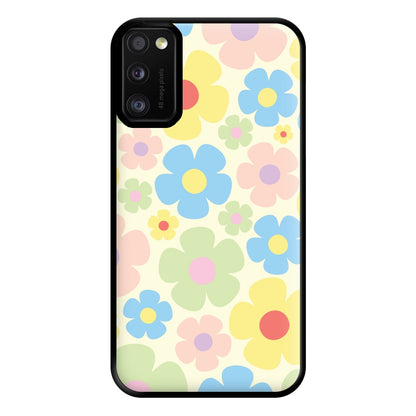 Rainbow Flowers Pattern Phone Case for Galaxy A41