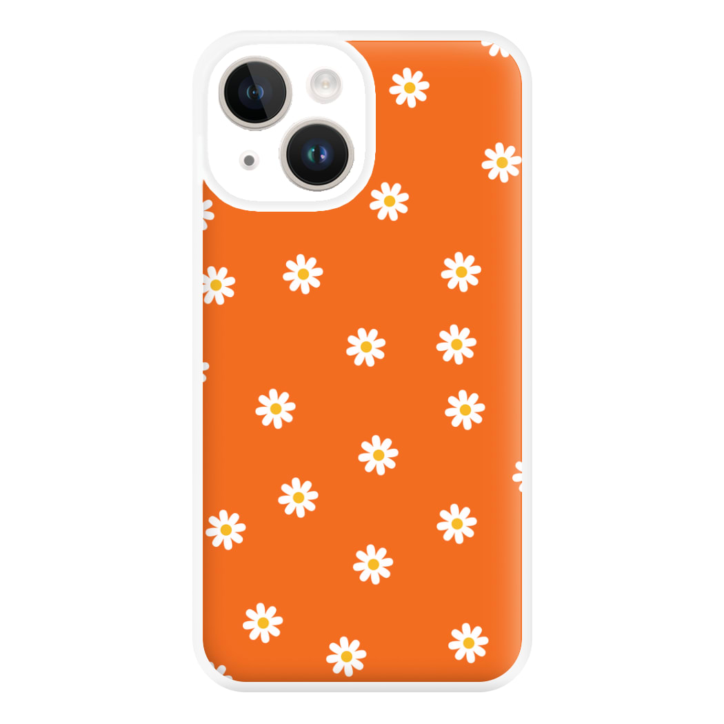 Orange Daisies Phone Case for iPhone 14