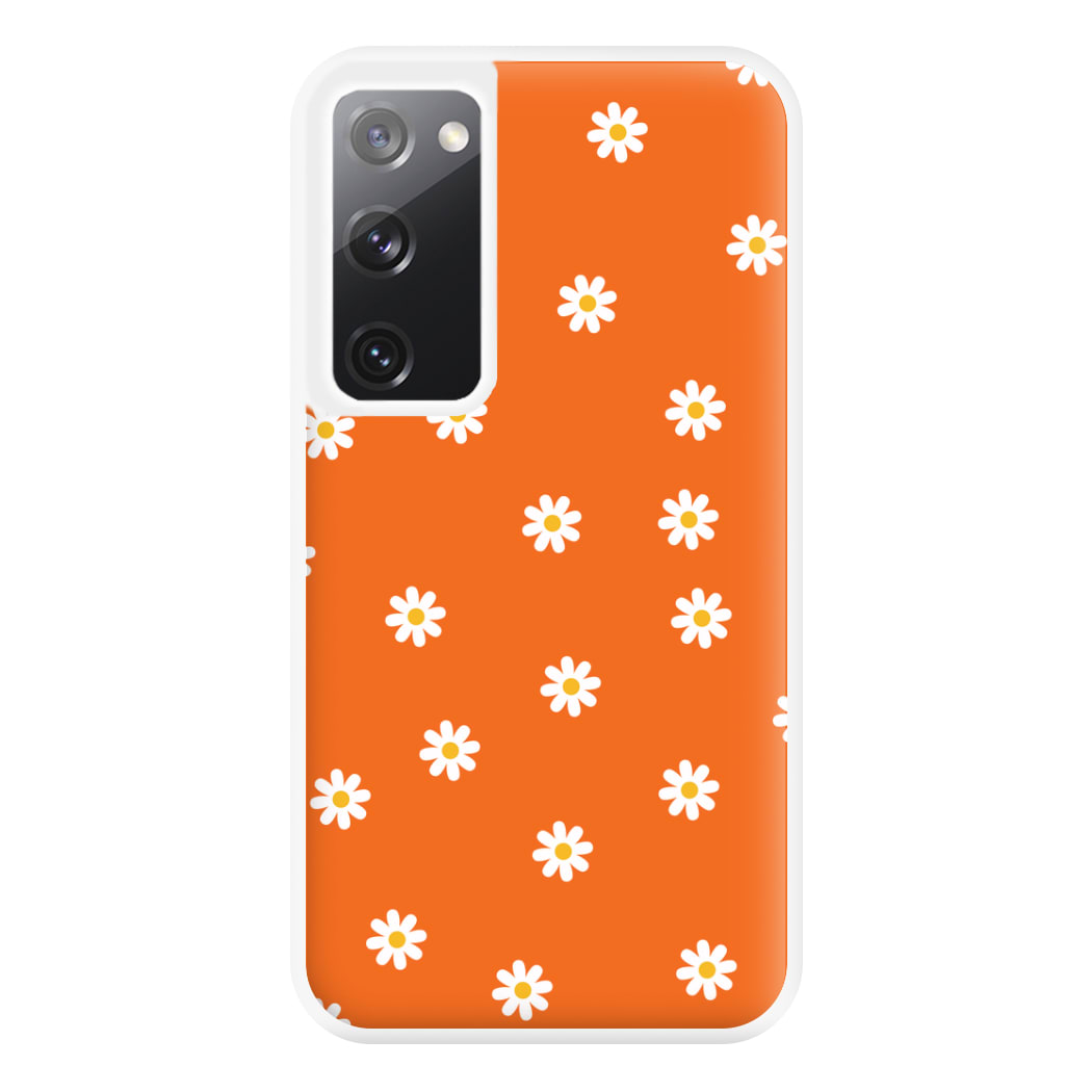 Orange Daisies Phone Case for Galaxy S20FE