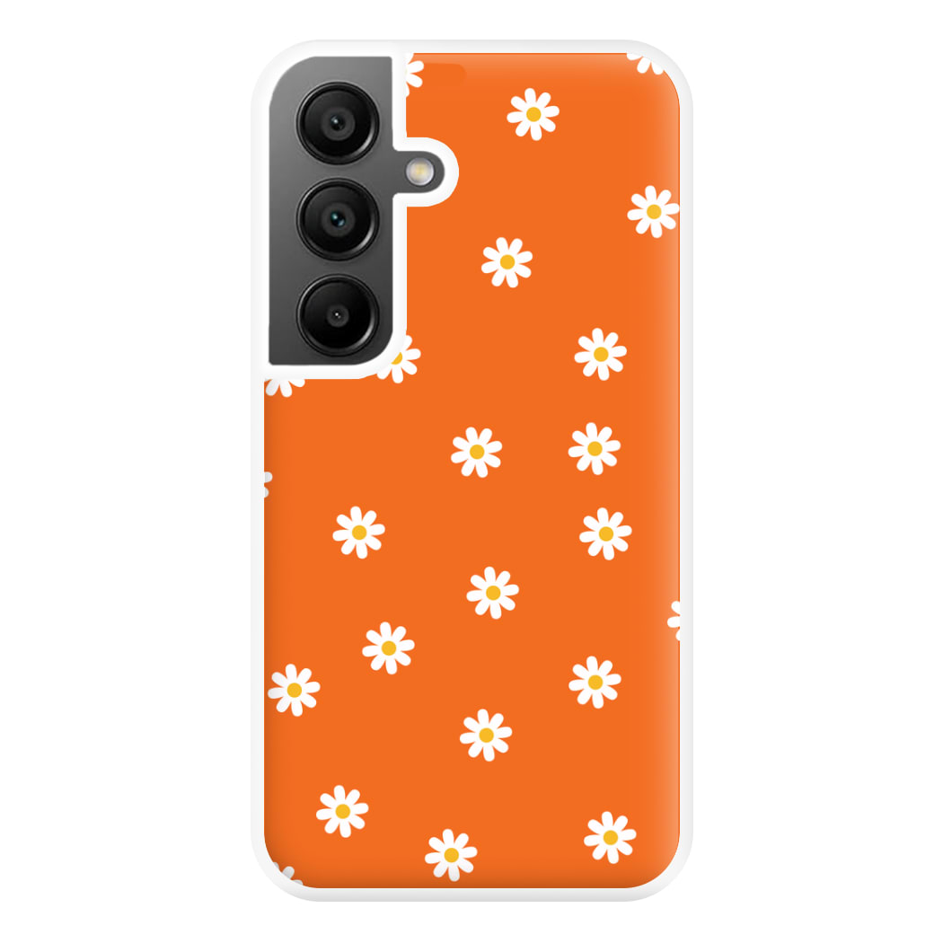 Orange Daisies Phone Case for Galaxy A56