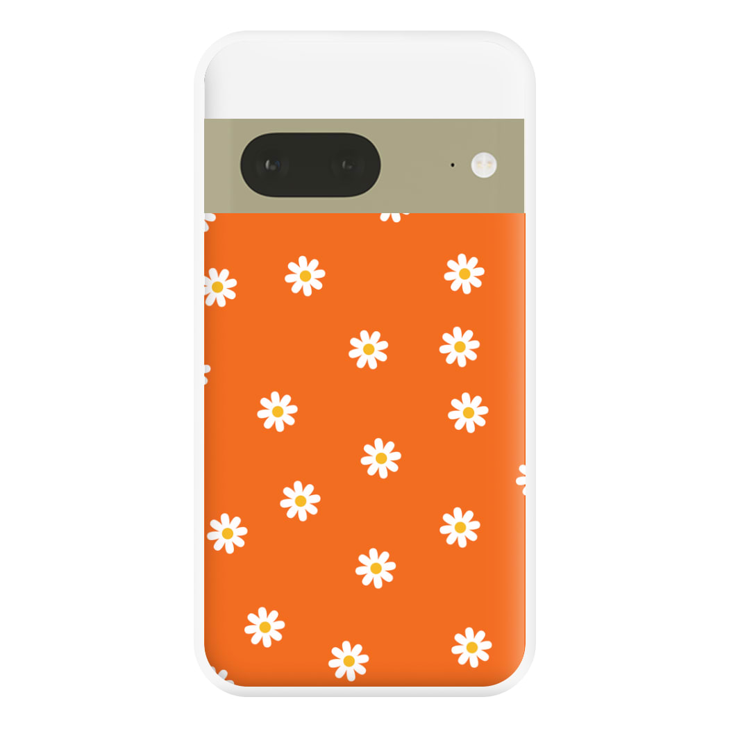 Orange Daisies Phone Case for Google Pixel 7a