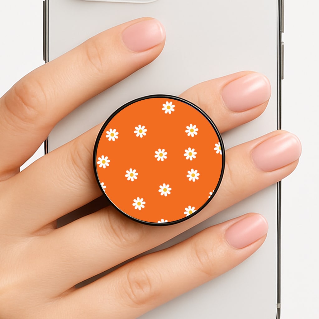 Orange Daisies Phone Grip
