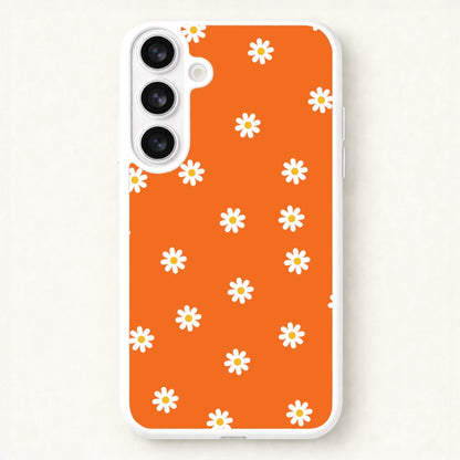 Orange Daisies Phone Case for Galaxy S26 Plus
