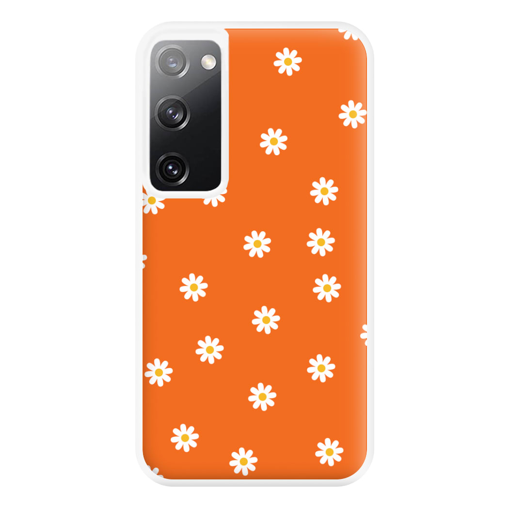 Orange Daisies Phone Case for Galaxy S20