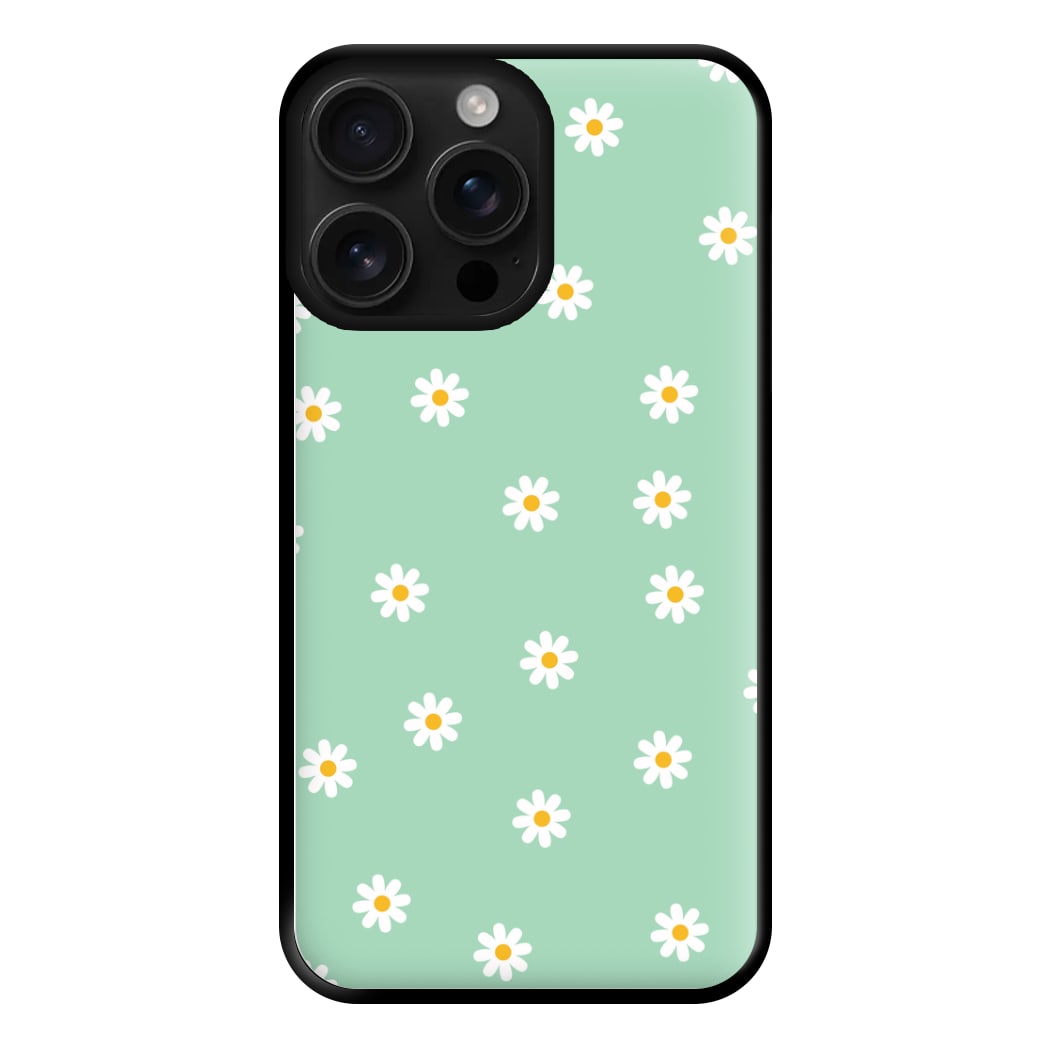 Teal Daisies Phone Case