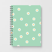 Teal Daisies Notebook 1