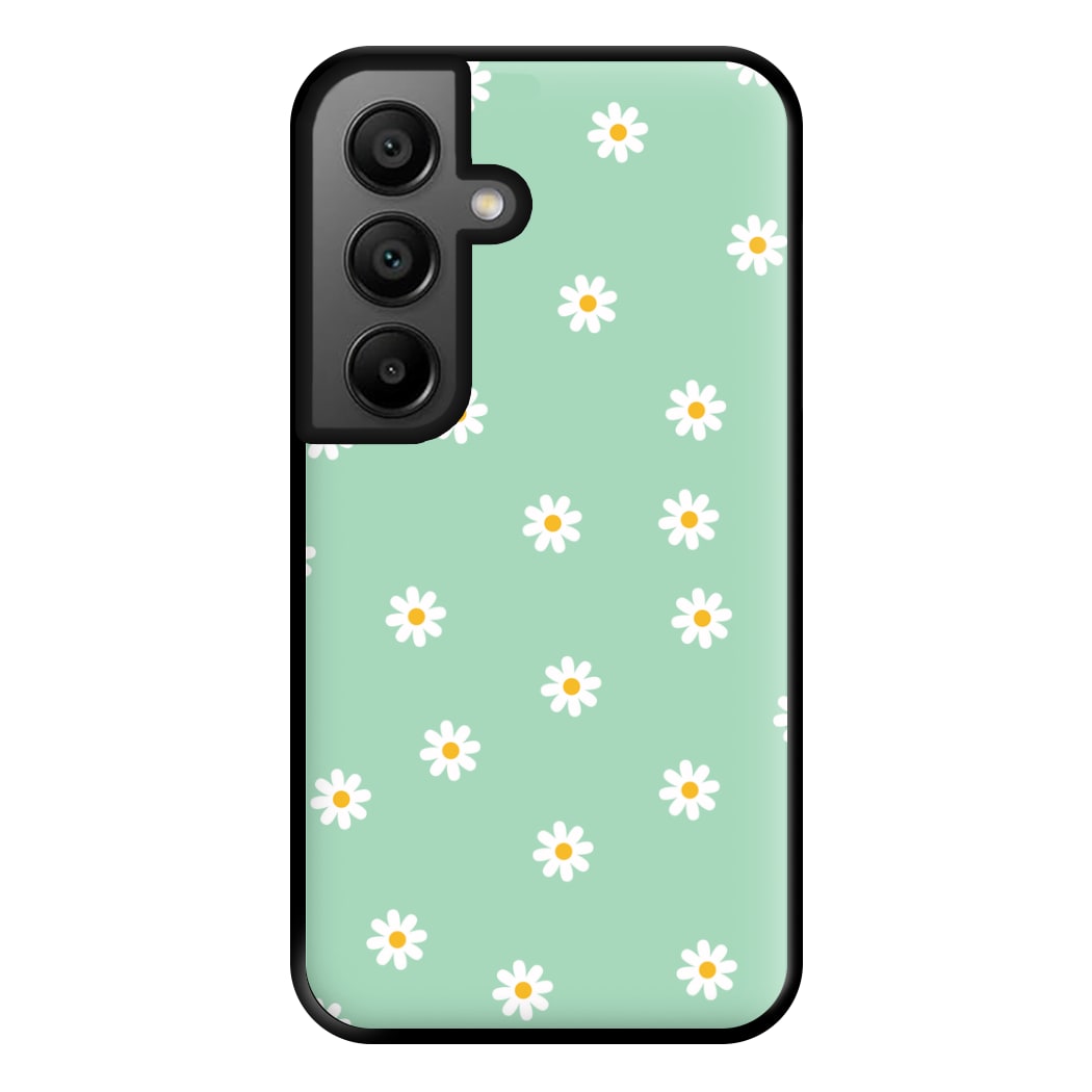Teal Daisies Phone Case for Galaxy A56