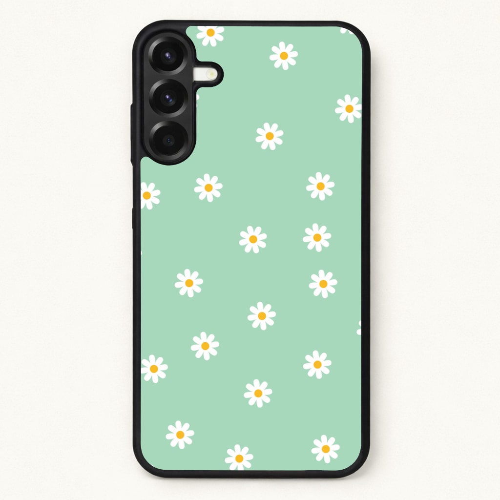 Teal Daisies Phone Case for Galaxy A17