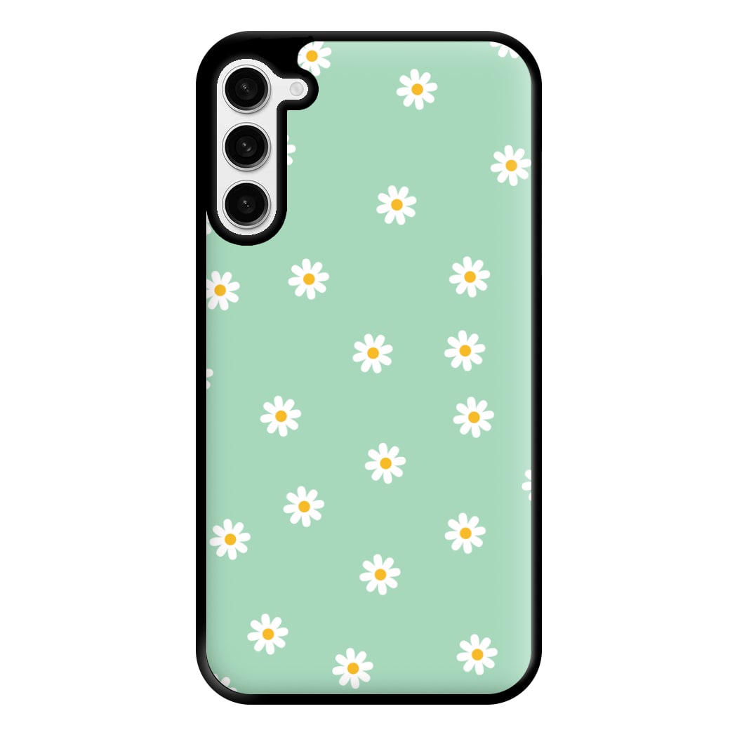 Teal Daisies Phone Case for Galaxy S23 Plus