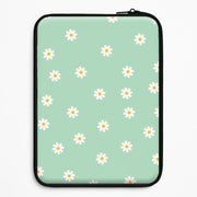 Teal Daisies Laptop Sleeve 1