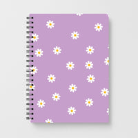 Purple Daisies  Notebook