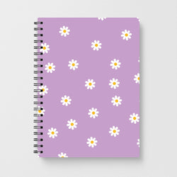 Purple Daisies  Notebook