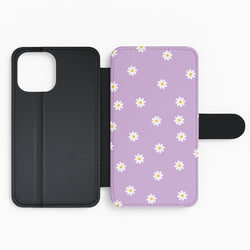 Purple Daisies  Flip Phone Case
