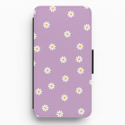 Purple Daisies  Flip / Wallet Phone Case