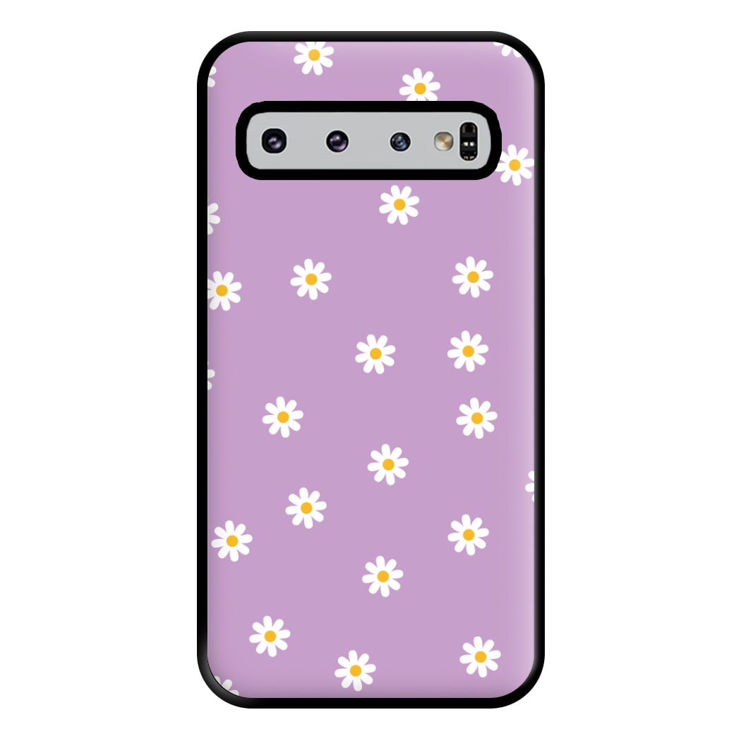 Purple Daisies Phone Case for Galaxy S10 Plus