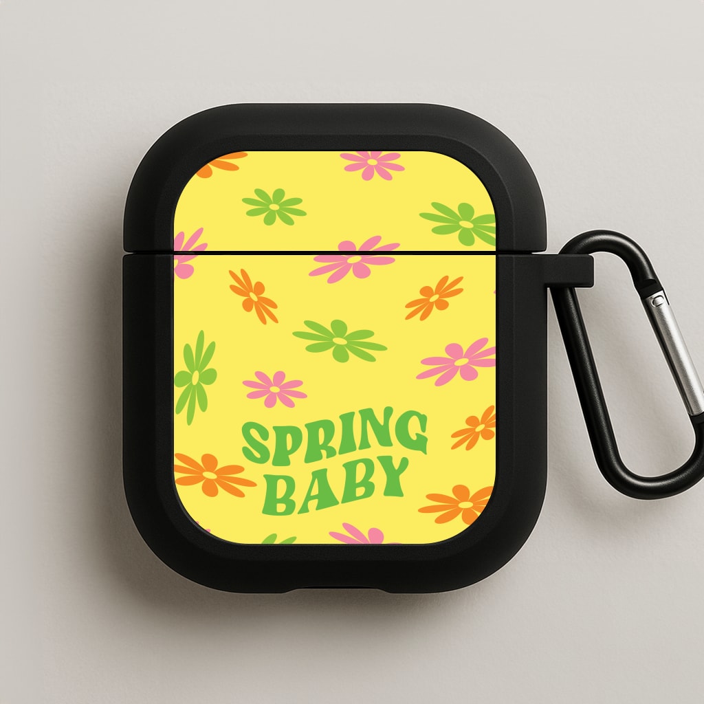 Spring Baby Retro Pattern AirPods Case
